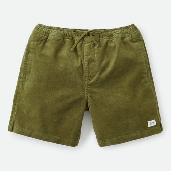 Katin corduroy shorts olive green large - Picture 1 of 6